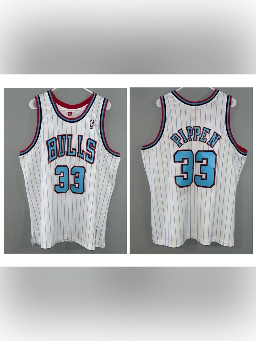 Chicago Bulls Throwback 95-96 Scottie Pippen No. 33 Mitchell Ness HWC NBA Jersey